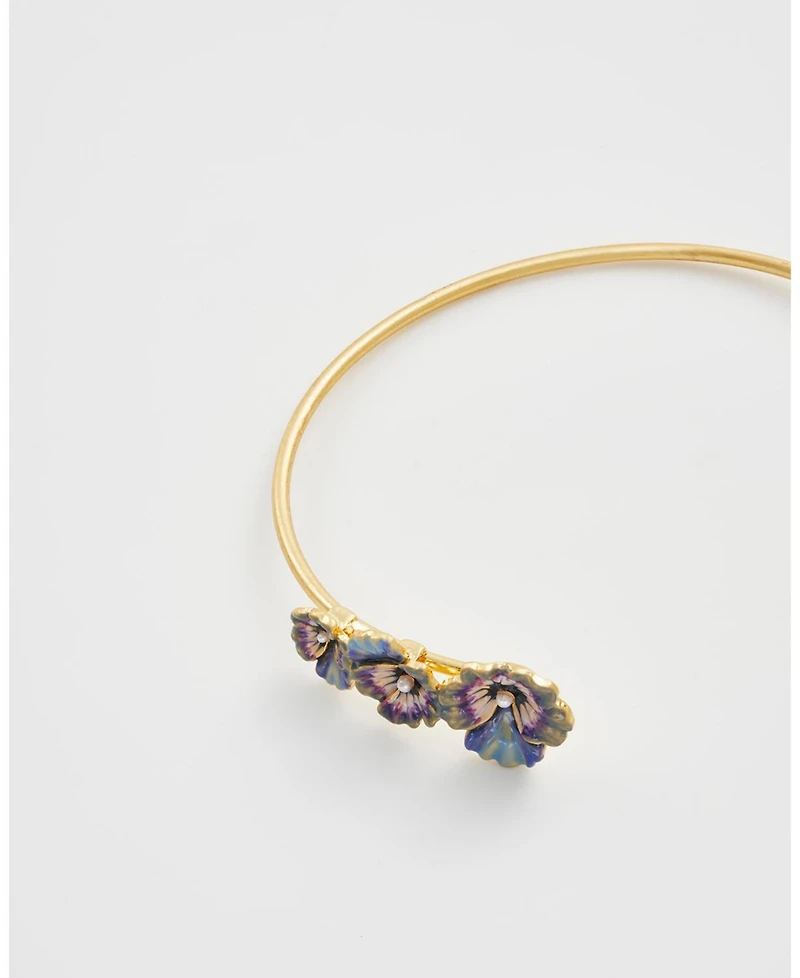 Fable England Pansy and Pearl Bangle