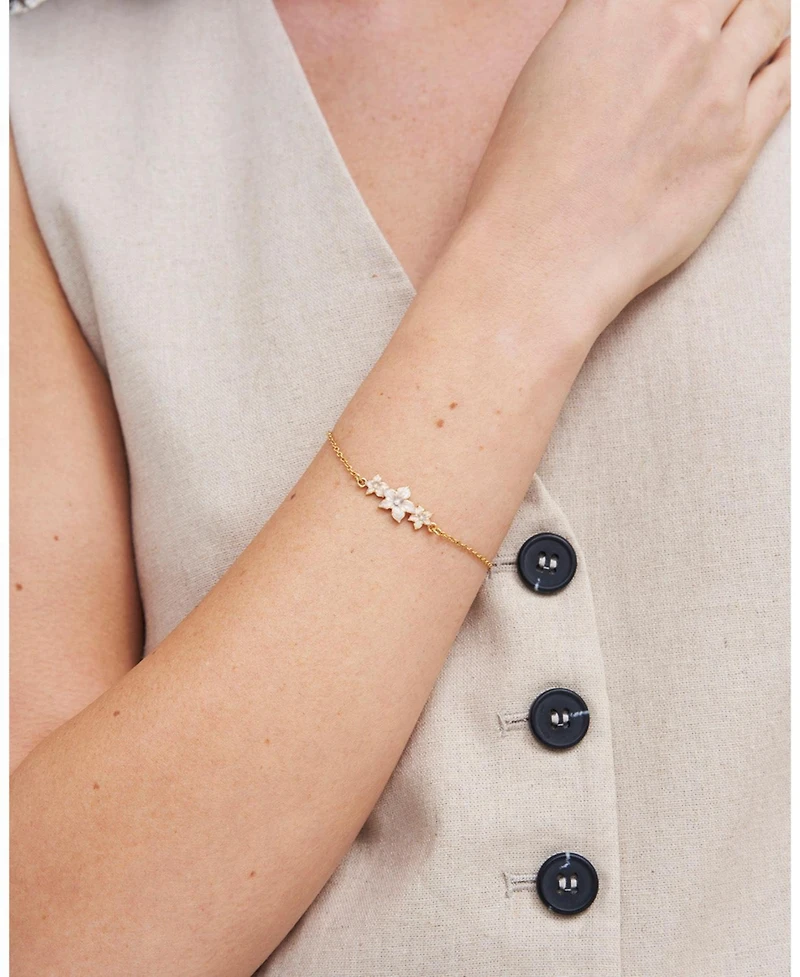 Fable England Jasmine and Pearl Bracelet
