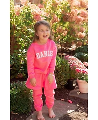Bits & Bows Toddler Girls Skirted Bow Joggers