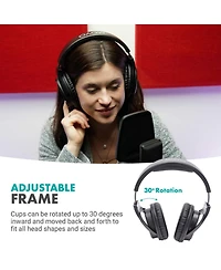 Movo Mh-100 Hi-Fi Studio Headphones with Microphone