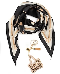 Bcbg Sea Life Key Chain And Kite Scarf Set