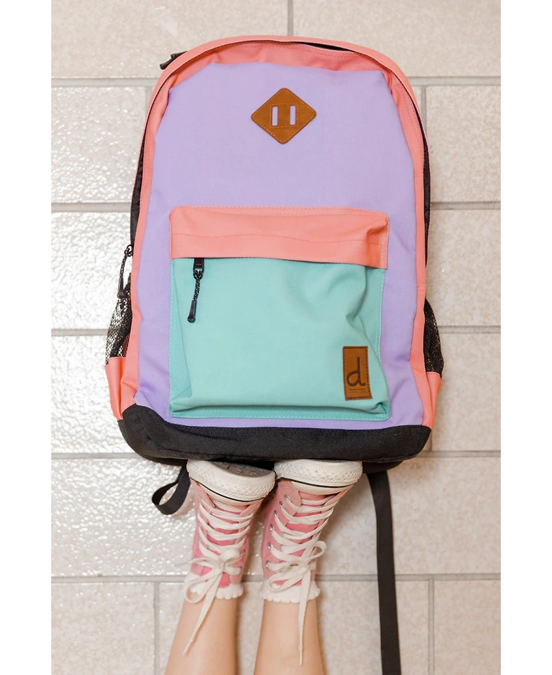 Deux par Deux Little Boy Back To Cool Lightweight Spacious Backpack
