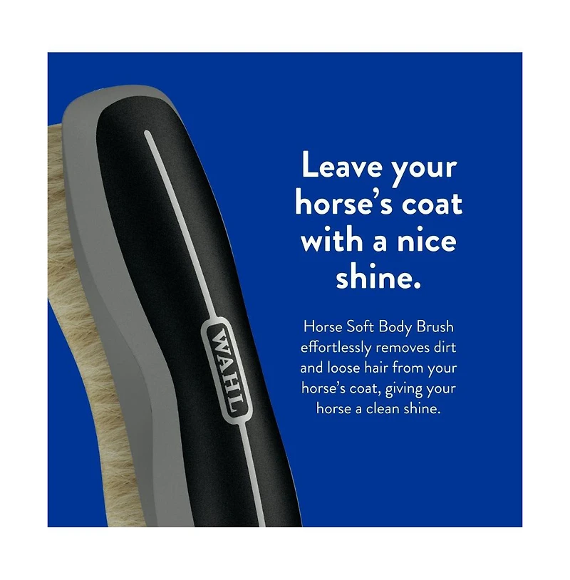 Wahl Professional Animal Equine Soft Body Horse Brush