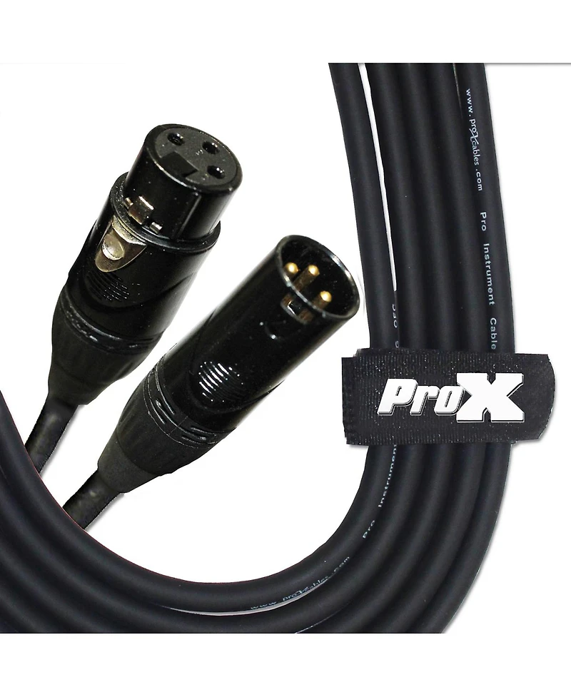 ProX Xc-MIC03 3' Xlr-f to Xlr-m Balanced High Performance Microphone Cable