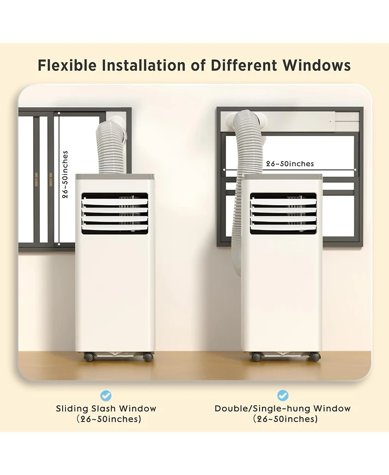 Cowsar 8,000 Btu Portable Air Conditioner with Remote Control