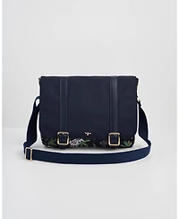 Fable England Women's Passion Flower Printed Satchel