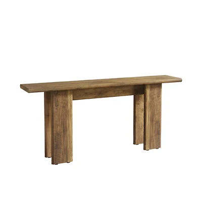 Slickblue Mid-Century Modern Sofa Console Table for Entryway and Behind Couch
