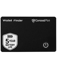 Conceal Plus Men's Wallet Finder Slim Tracker with 5-Year Battery Life for Wallet, Backpack, Luggage and More, Works with Apple Find My iOS