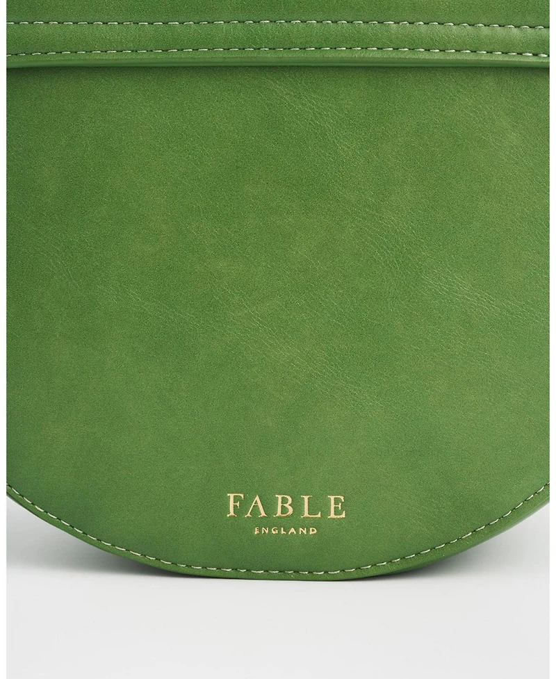 Fable England Women's Fawn and Snail Embroidered Top Handle Bag