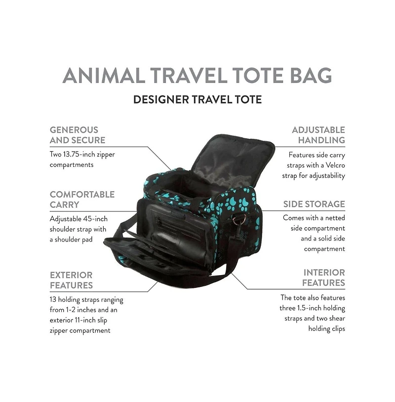 Wahl Professional Animal Travel Tote Bag with Zipper