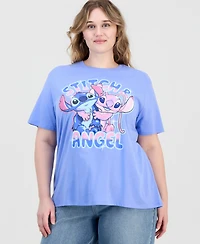 Disney Trendy Plus Stitch & Angel Graphic T-Shirt