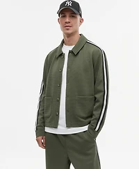 Mode of One Men's Sport Mesh Striped Jacket, Macy's Exclusive