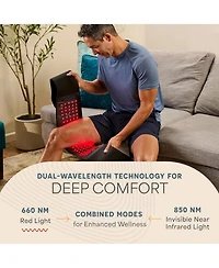 LifePro Red Light Therapy Belt – Near Infrared & Red Light for Pain Relief, Muscle Soreness, Inflammation, and Joint Therapy