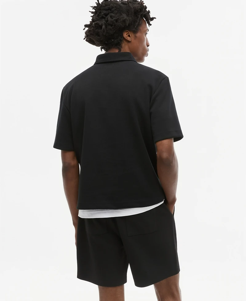 Mode of One Men's Quarter-Zip Sweatshirt Polo, Macy's Exclusive
