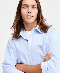 Sun + Stone Men's Oxford Long-Sleeve Shirt, Macy's Exclusive