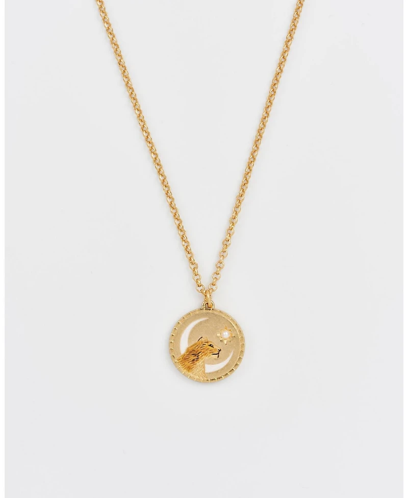 Fable England Lioness Spirit Guide Chain Necklace