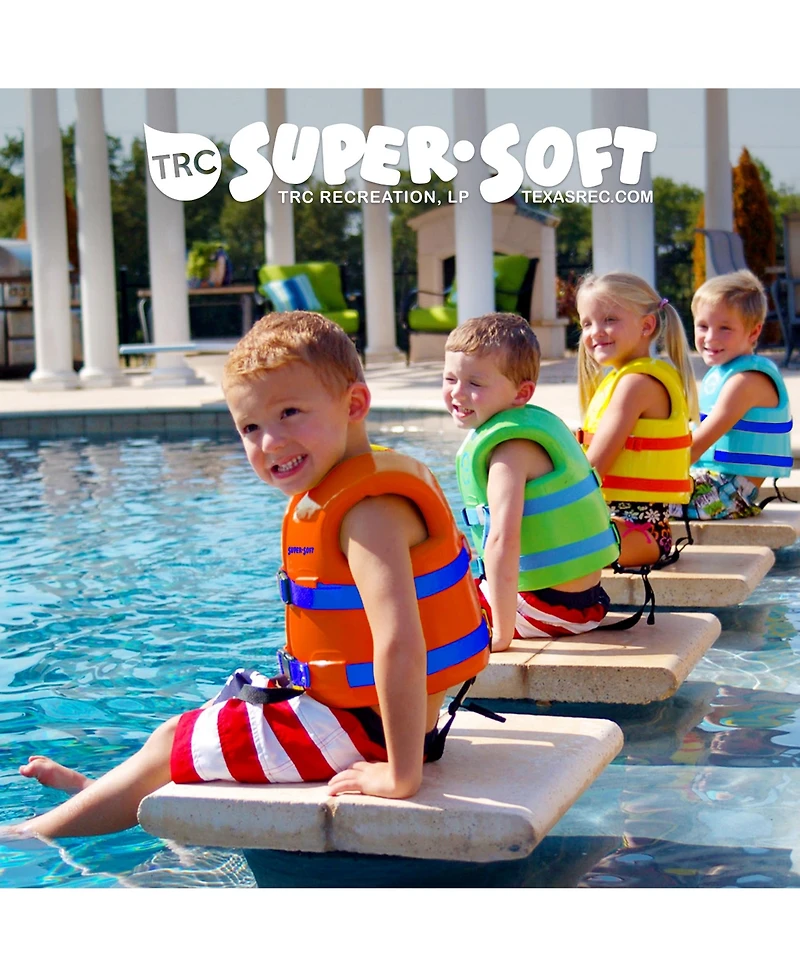 Trc Recreation Super Soft Child Life Jacket Swim Safety Vest