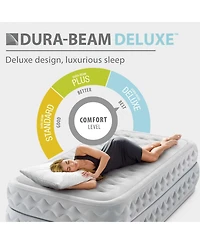 Intex 64489ED Dura Beam Supreme Air Flow Air Mattress with Built In Pump, Queen