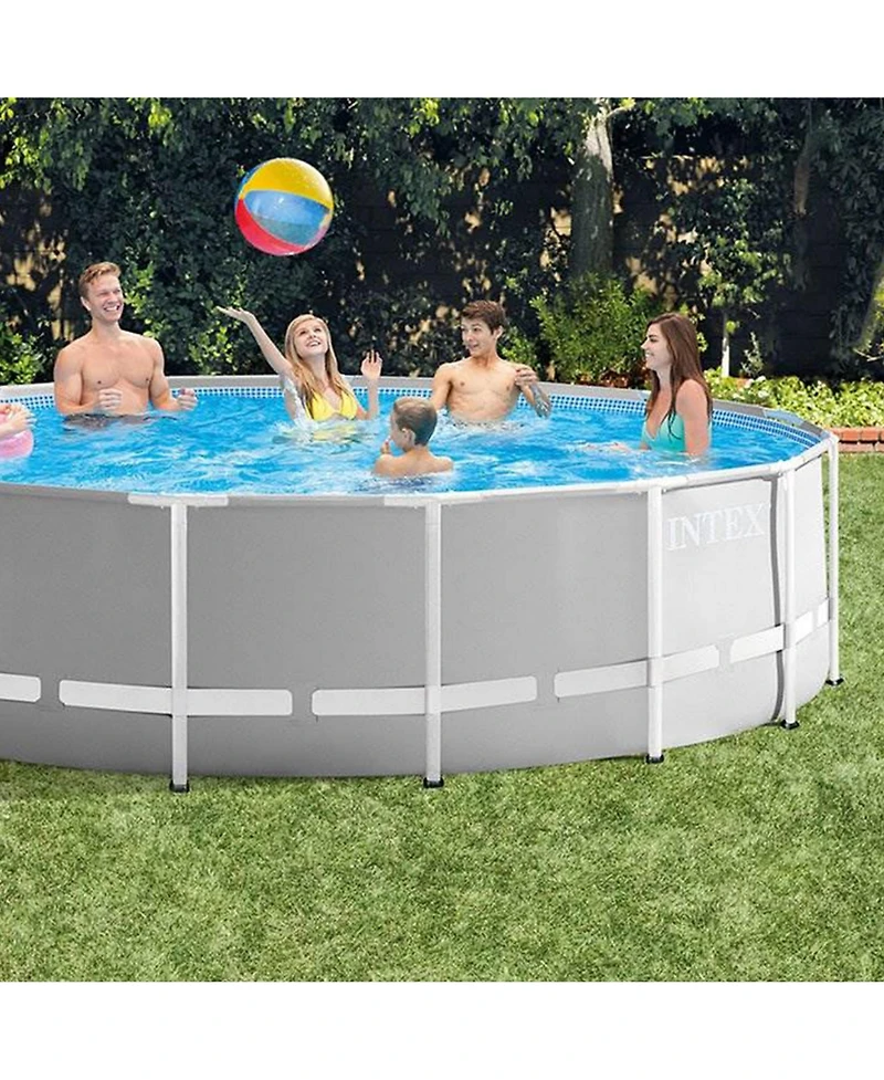 Intex Prism Frame 15'x48" Swimming Pool Set with Ladder, Cover & Maintenance Kit