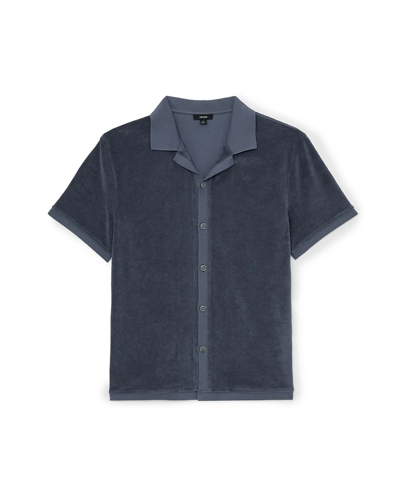 Reiss Men's Eden Toweling Shirt