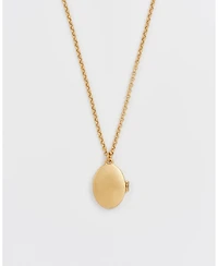 Fable England Robin & Blackberry Gold Locket Chain Necklace