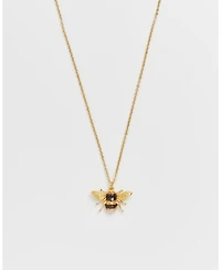 Fable England Honey Bee Enamel Necklace