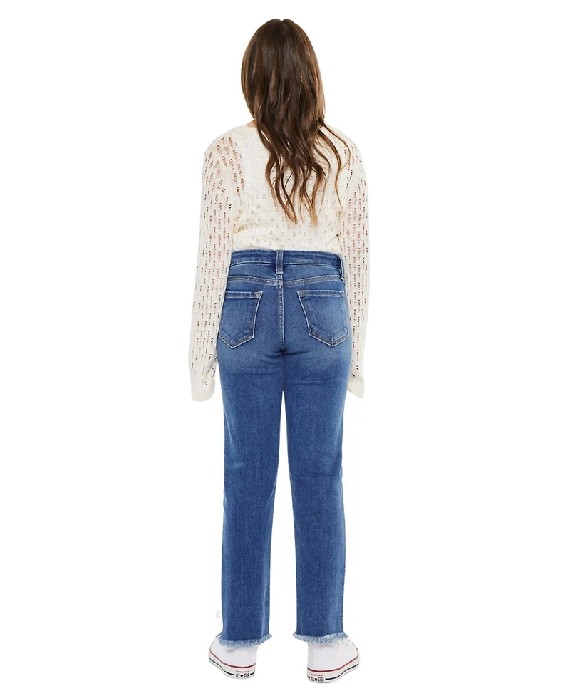 KanCan Big Girls Girsl High Rise Slim Straight Jeans
