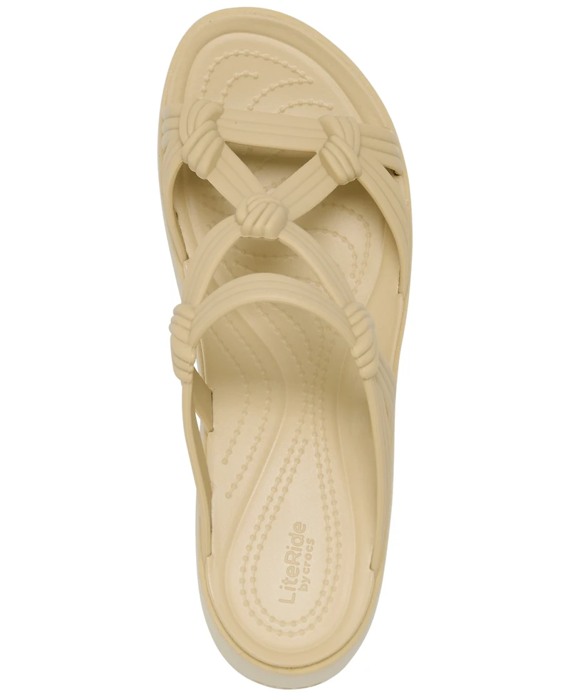 Crocs Women's Brooklyn Knot Sky Platform Sandals from Finish Line