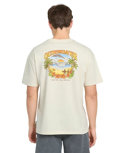 Quiksilver Men's Originals 165g Rinspun Oversized-Fit T-shirts