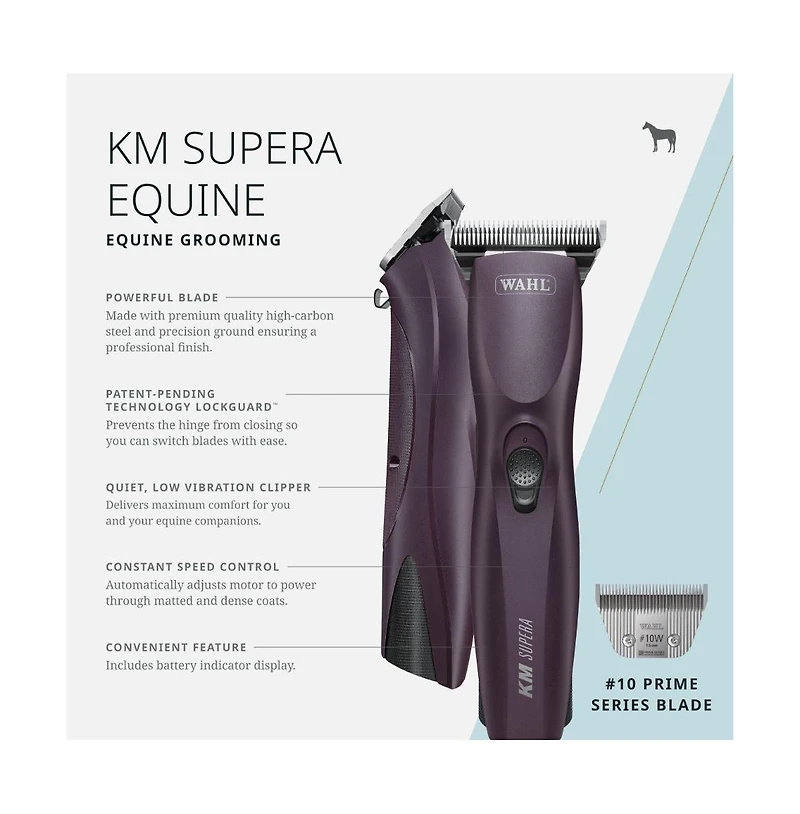 Wahl Pro Animal Km Supera Cordless Equine Clipper