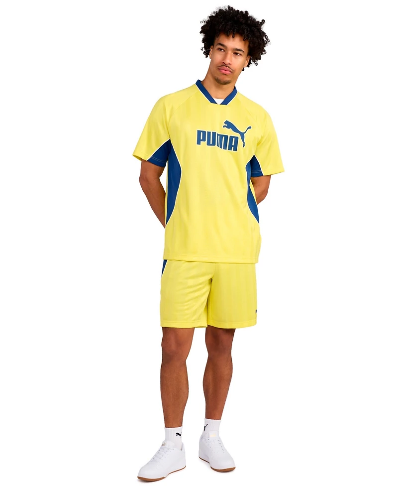 Puma Men's Sport Stripe V-Neck Jersey