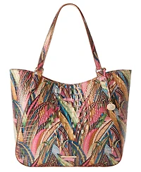 Brahmin Aliza Melbourne Large Leather Tote Handbag