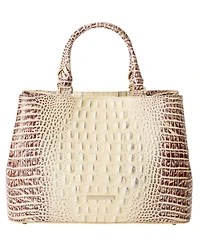 Brahmin Denise Medium Leather Satchel Handbag