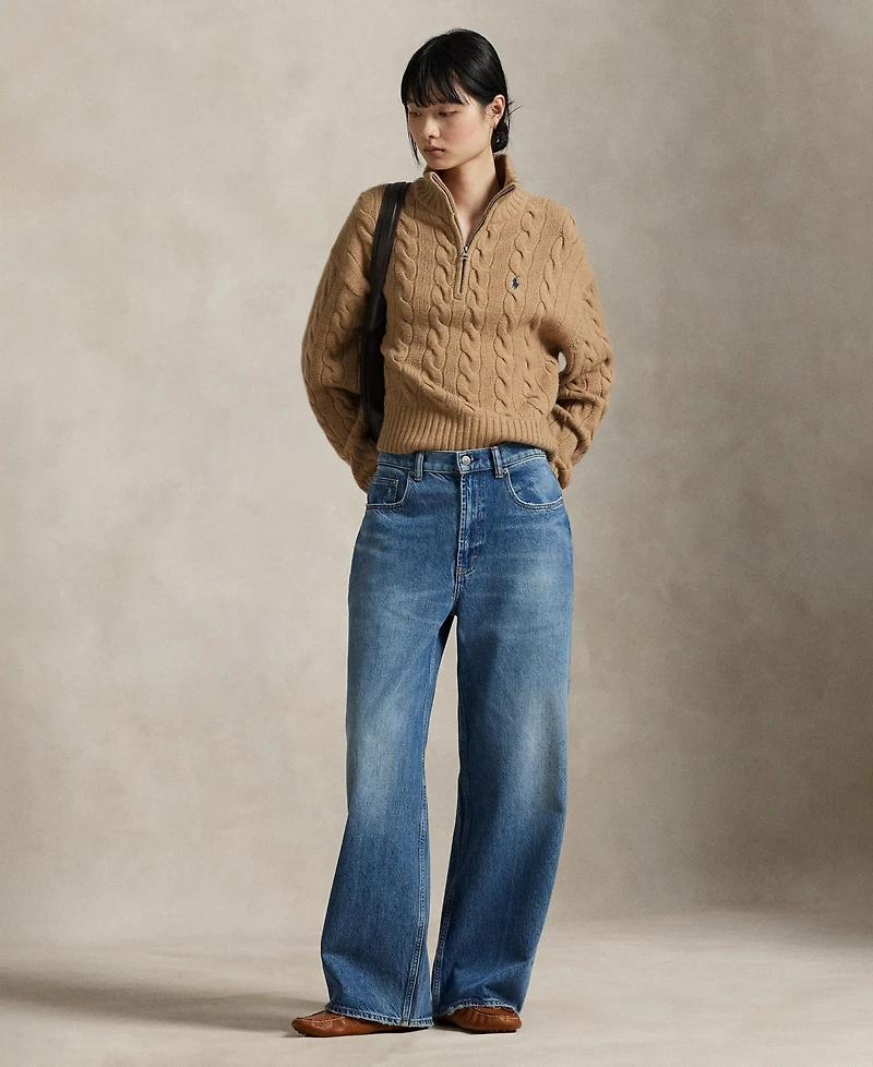 Polo Ralph Lauren Women's Wool Cashmere Long-Sleeve Sweater
