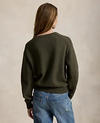 Polo Ralph Lauren Women's Cotton Crewneck Sweater