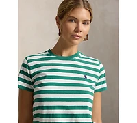 Polo Ralph Lauren Women's Striped Crewneck Short-Sleeve T-Shirt
