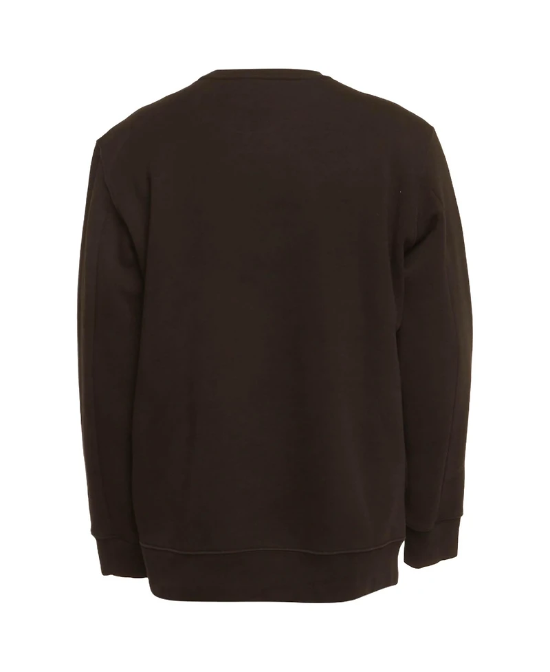 Pre-Owned Love Moschino Men's Knit Embossed Logo Full Sleeve Sweatshirt
