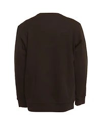 Pre-Owned Love Moschino Men's Knit Embossed Logo Full Sleeve Sweatshirt