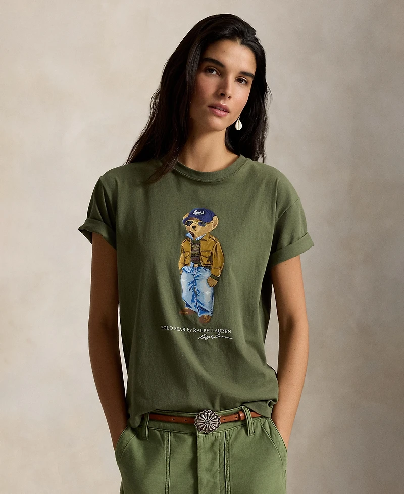 Polo Ralph Lauren Women's Vintage Cotton Jersey Crewneck T-Shirt