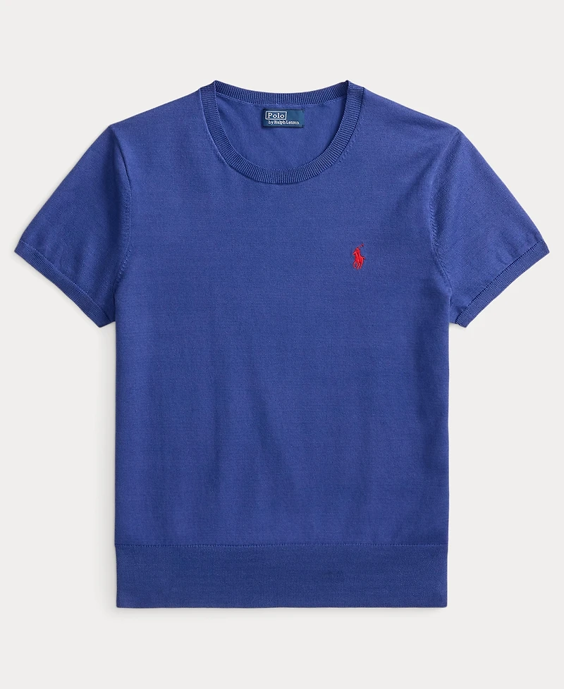 Polo Ralph Lauren Women's Short-Sleeve Crewneck Sweater