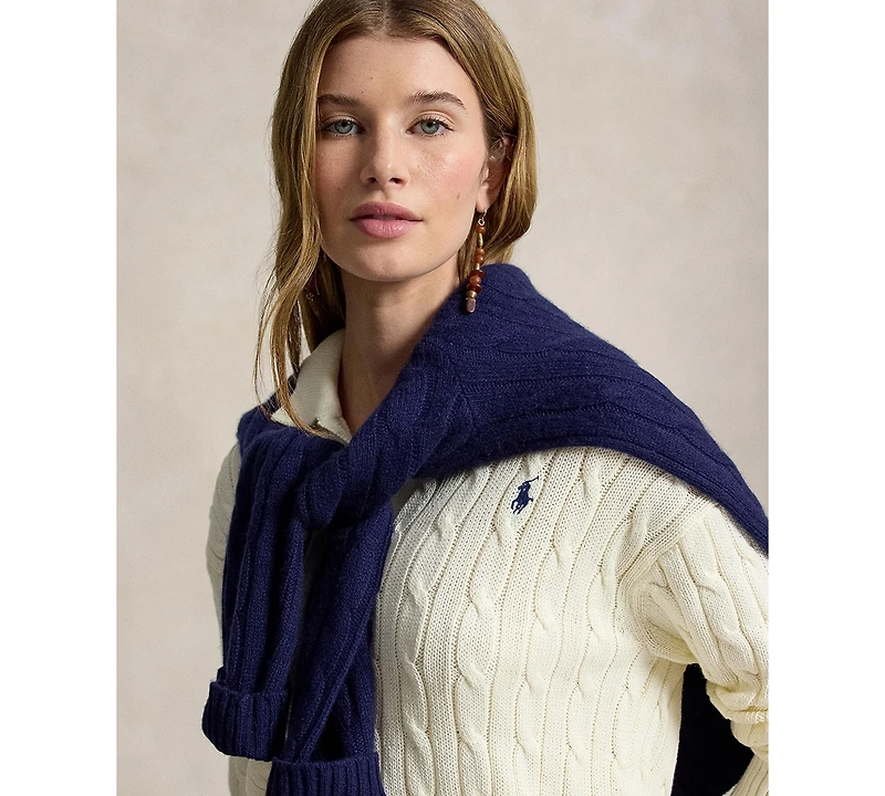 Polo Ralph Lauren Women's Collar Long-Sleeve Cardigan