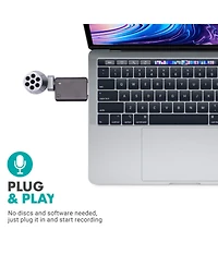 Movo DOM2-usb Mini Omnidirectional Usb Computer Microphone for Pc and Mac