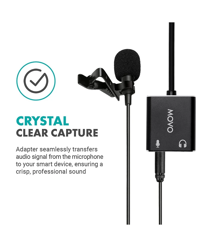 Movo Usbc-AC2 Trs Mic. to Usb-c Stereo Audio Sound Card