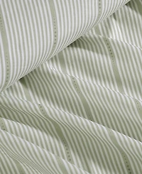 Nautica Ellipse Stripe 200-Thread Count Cotton Percale -Pc. Sheet Set