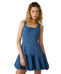 Steve Madden Women's Sleeveless Square Neck Dress