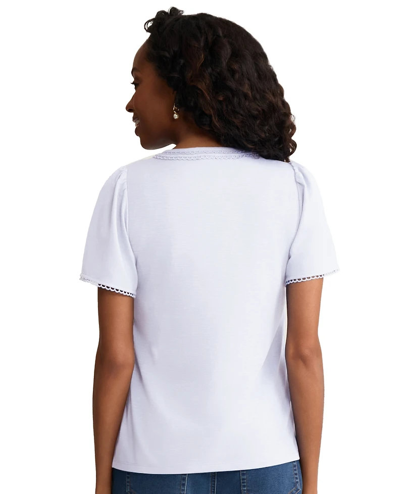 Jones New York Women's V-Neck Top