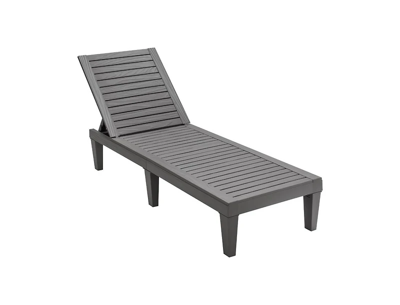 Boyel Living Outdoor Chaise Lounge Chair with 5 Positions Adjustable Backrest