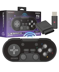 Retro-Bit Legacy16 2.4GHz Wireless Controller for Snes, Switch, and Usb Devices - Onyx