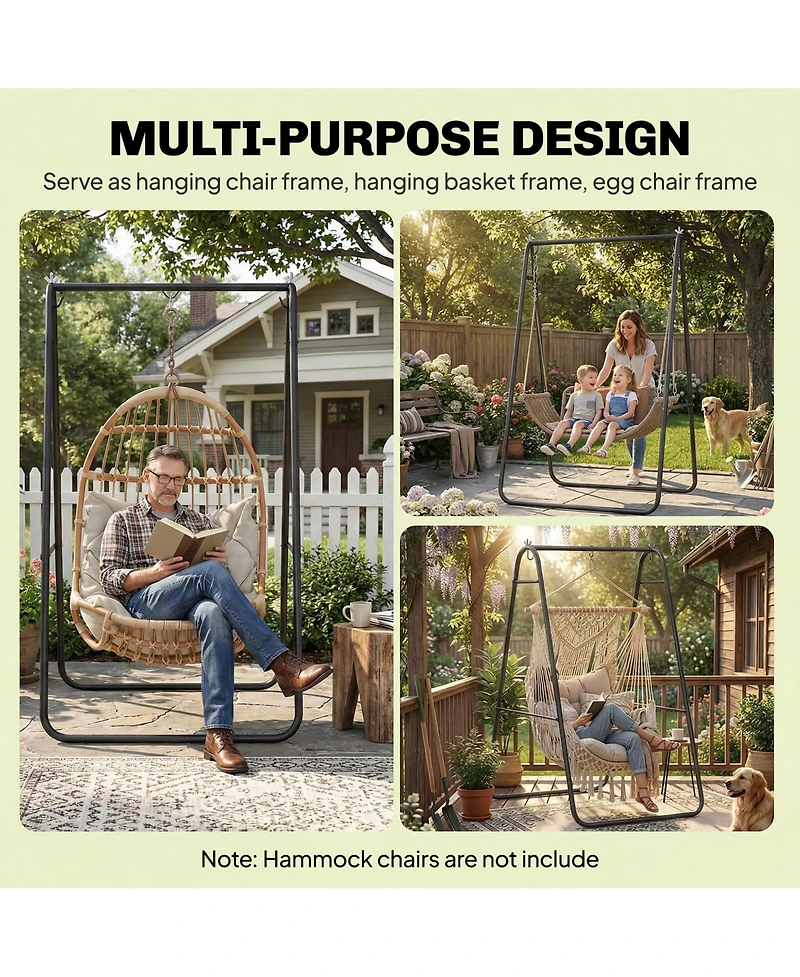 Outsunny Hammock Chair Sd, Hanging Chair Sd Only, 330 Pound