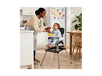 Kinder King Baby 7-in-1 Convertible High Chair with Removable Tray and 5-Point Harness